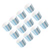 Cabilock 50PCS Paper Baking Cups Blue and White Stripes Dessert