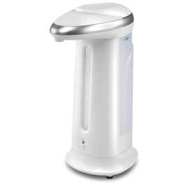 Fine Life Products Touchless Soap Dispenser - Can be Used for Most Liquids - Hands Free Operation - Clean - Sanitary - Quick and Easy Operation