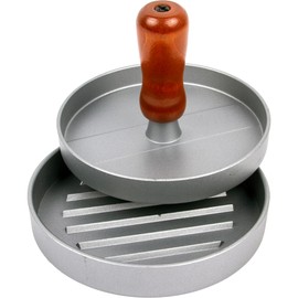 Browin 311412 Aluminium Press for Hamburgers and Veggiebrugers, Hamburger/Burger Press 12 cm
