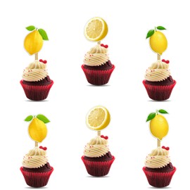 Lemon Cupcake Topper
