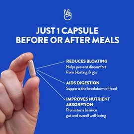 FRISKA Women’s Daily Digestive Enzyme and Probiotics Supplement, Advanced Natural Support for Female Digestive Health, Fights Bloating, Eases Digestion, Supports Nutrient Absorption, 30 Capsules