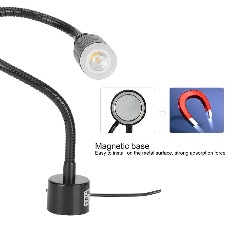 LED Universal Adjustable Machine Tool Light 5W Work Lamp with
