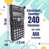 Grupo Carnavallia Calculadora Cientifica Escolar 240 Funciones 12 Digitos Pila