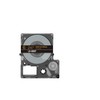 Epson Label Cassette, Metallic Tape LK-6BKP Gold on Black, Durable