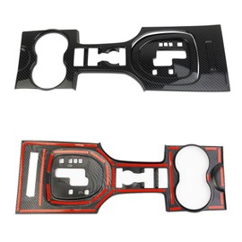 Central Control Gear Shift Panel Trim Cover Compatible with Pontiac G8 08-09/Holden Commodore 06-12 ABS Carbon fiber grain Gear Shifter Console Anti-Scratch Panel Frame Decorative (Carbon fiber)