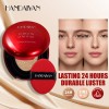 Hidratante Cushion Foundation Larga Duración Con Polvo Borla
