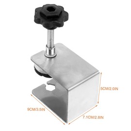 IWOWHERO 4Pcs Stainless Steel Adjustable Drawer Face Clamps Versatile Clamps for Woodworking Projects and Drawer Front Installation Durable Tool for Cabinet Door Assembly