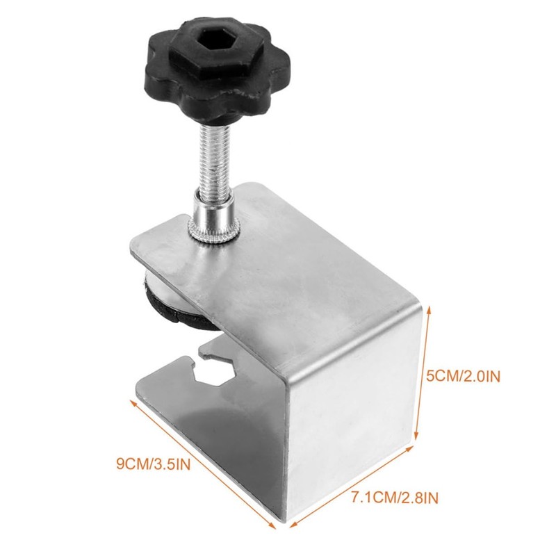 IWOWHERO 4Pcs Stainless Steel Adjustable Drawer Face Clamps Versatile Clamps