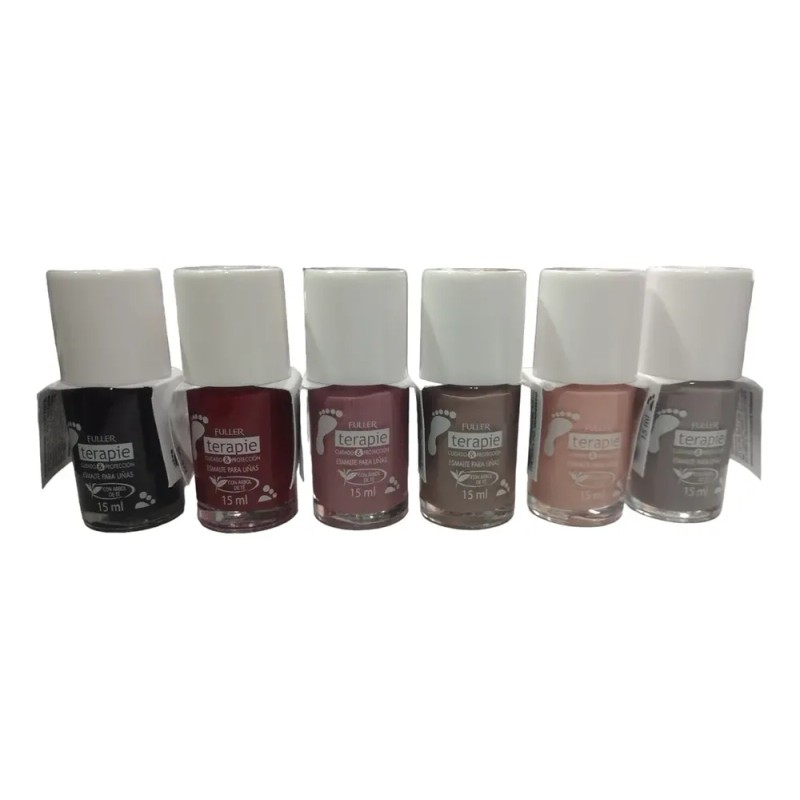 Esmalte Fuller Terapie Líquido Tratamiento Antibacterial Fungicida Durazno