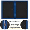 decorUhome Double 4x6 Picture Frame Vertical, Engineered Wood Bifold Photo