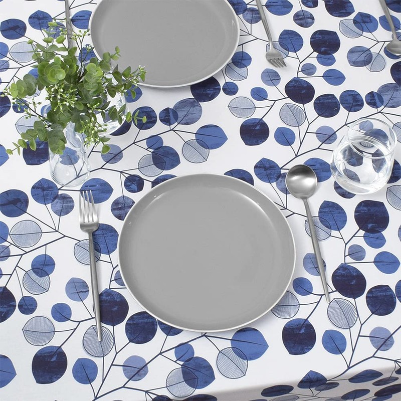Style Decor W4702200 Tablecloth, 100% Cotton, Fashionable, Rectangular, Northern Europe,