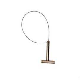 tooloflife Pig Holder Hog Catcher Snare Stainless Steel Pig Holder Catcher Heavy Duty Cable Catching Hog Pig Farm Equipment (Short Handle Hog)