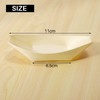 Caoruiy 50Pcs Wooden Boat Set: Biodegradable Disposable Bowls with Natural