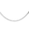 Depesche 11783-003 Collana a maglie larghe, argentata, lunghezza variabile (42
