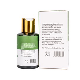 Face Wash Skin Care Toner with Green Tea Extract, Hyaluronic Acid, Dandelion Leaf, Erythritol & Panthenol, 100ml Hydrating Face Toner for All Skin Types, Beauté Parfaite