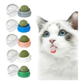 Catnip Pelota Giratoria Gatos 1 Bola Hierba Gatera Juguete