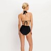 Modibodi Swimwear Hi Waist Bikini Brief - Light, Black /