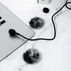 Microphone Cover Furry Windscreen & Foam Cover Set for Lavalier