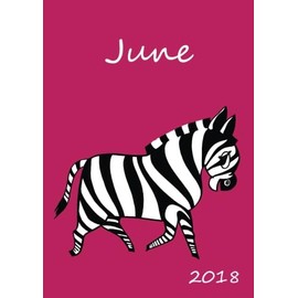 2018: personalisierter Kalender 2018 - June - DIN A5 - eine Woche pro Doppelseite