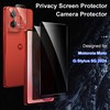 Ogrish 2+2 Pack Privacy Tempered Glass Screen Protector for Motorola