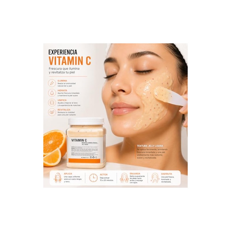 Mascarilla Jelly Peel Off Vitamina C Todo Tipo de Piel