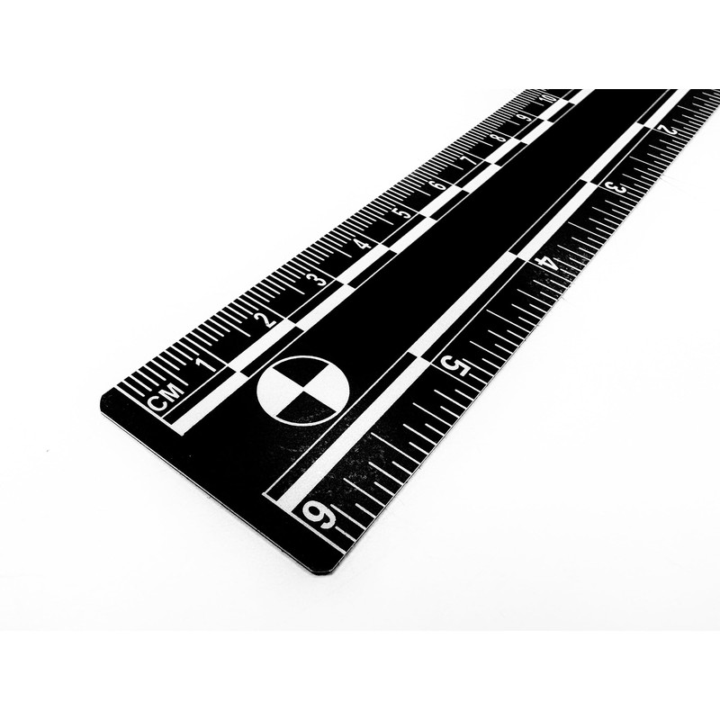 Crime Scene Professional Evidence Photography Scale, 10-Pack, 15cm/6inch Vinyl Rulers