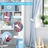 Briwooody 2 Pcs Cloud Shaped Curtain Tiebacks Curtain Acrylic Holdbacks
