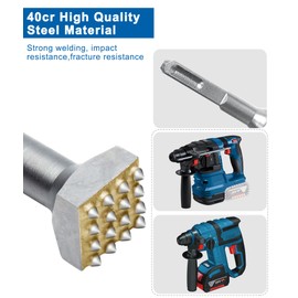 Electric Hammer Drill Bits Concrete Chisel Rotary Hammer Chisel Drill Bit 40cr Steel Square Drill Bit (SDS Plus 16T Square Handle)