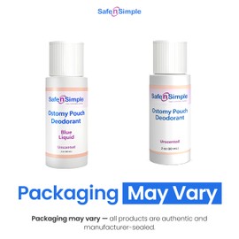 Safe n' Simple Ostomy Pouch Deodorant - Safe Deodorant - Colostomy Bag Odor Eliminator - Colostomy Deodorizer Supplies - 2 Fluid Ounce Drops