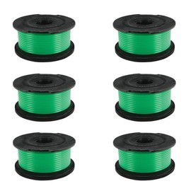 LEFITPA 6 Pack 20-Foot Auto Feed Replacement Spool with .080-inch Diameter Line for Black & Decker String Trimmer GH3000 Model