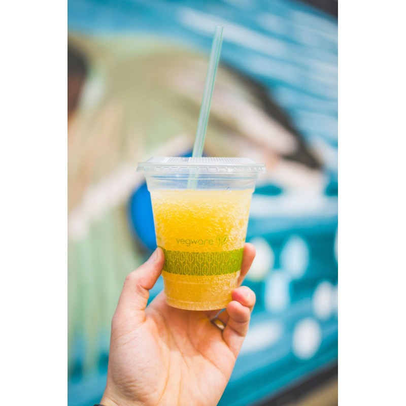 Vegware Compostable Clear 12oz PLA Plastic Cold Cups, Case of