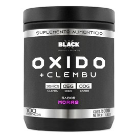 Black Supplements Oxido Nítrico  Clembu 500g Pre Entreno