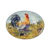 Certified International Rooster Meadow Oval Platter, 16" x 12" x