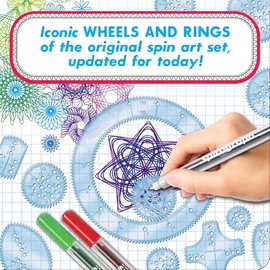 Spirograph Set, Juego de diseño lujoso, Multi Color, Talla única