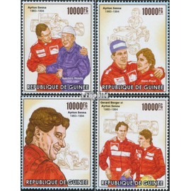 Prophila Collection Guinea 11388-11391 (Complete Edition) Mint NH ** MNH 2015 Ayrton Senna (Collector's Stamps) Cars/Road Traffic