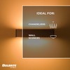 Bulbrite Q50FR/GU10 120-Volt Halogen DJD Type Tubular GU10 Bulb, Frosted,