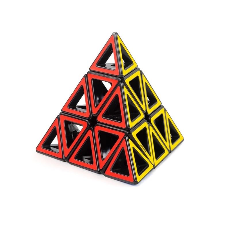 Meffert's Hollow Pyraminx - The Original Transparent Tetrahedron Brainteaser Puzzle