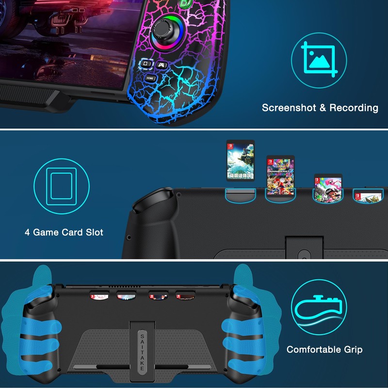 ALEEMTRY Switch Controller, Wireless Switch Pro Controller Handheld Modus mit