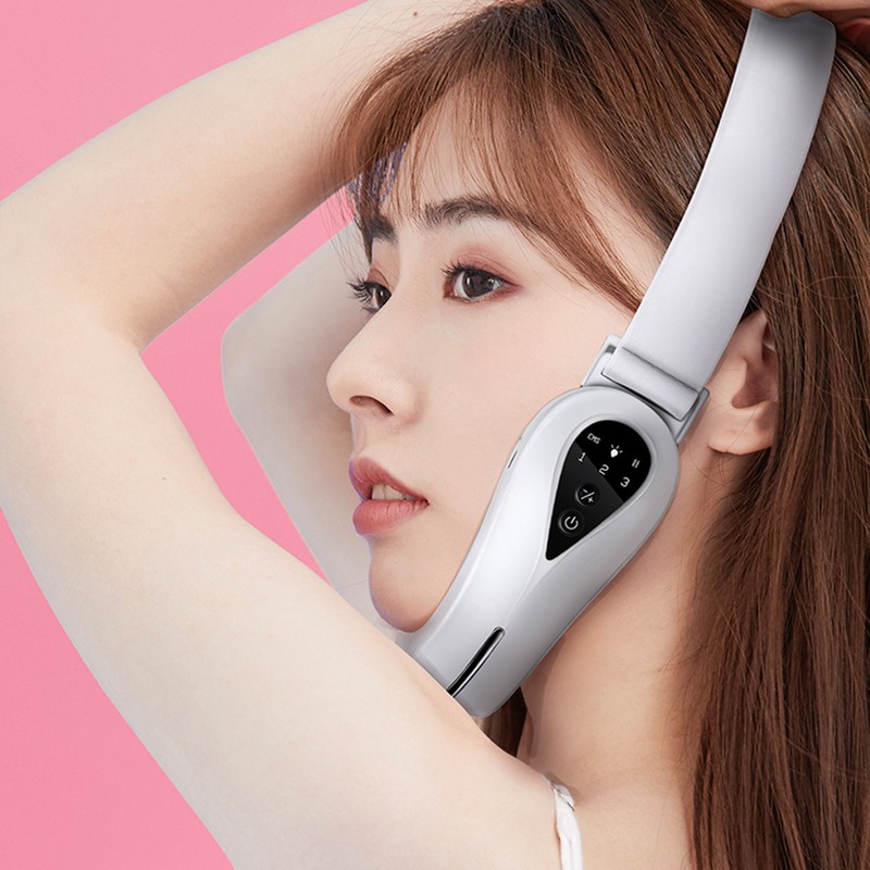 Face Thinner Device EMS Micro Current LED Red Blue Light