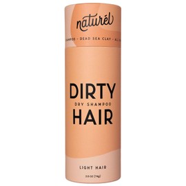 Naturel Dry Shampoo Volumizing Powder for Light Hair | Non Aerosol | Made in USA, No Benzene, Vegan, Cruelty Free, Talc Free, Aluminum Free | Grapefruit Essential Oil | 2.6 OZ Plastic Free Packaging