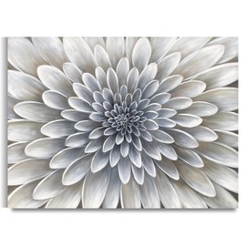 Yihui Arts White Flower Canvas Wall Art Painting Hand Painted Floral Canvas Pictures Aesthetic Botanical Artwork for Bedroom Living Room Bathroom Decoration