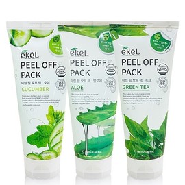 Ikel Peel Off Pack 180ml Peeling Pack Sebum Removal Exfoliating Pack Ikel Green tea peel-off pack 4ea
