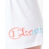 Champion Women's Legacy Colour Ground Logo Regular Shorts, White