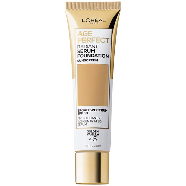 L'Oreal Paris Age Perfect Radiant Serum Foundation with SPF 50,