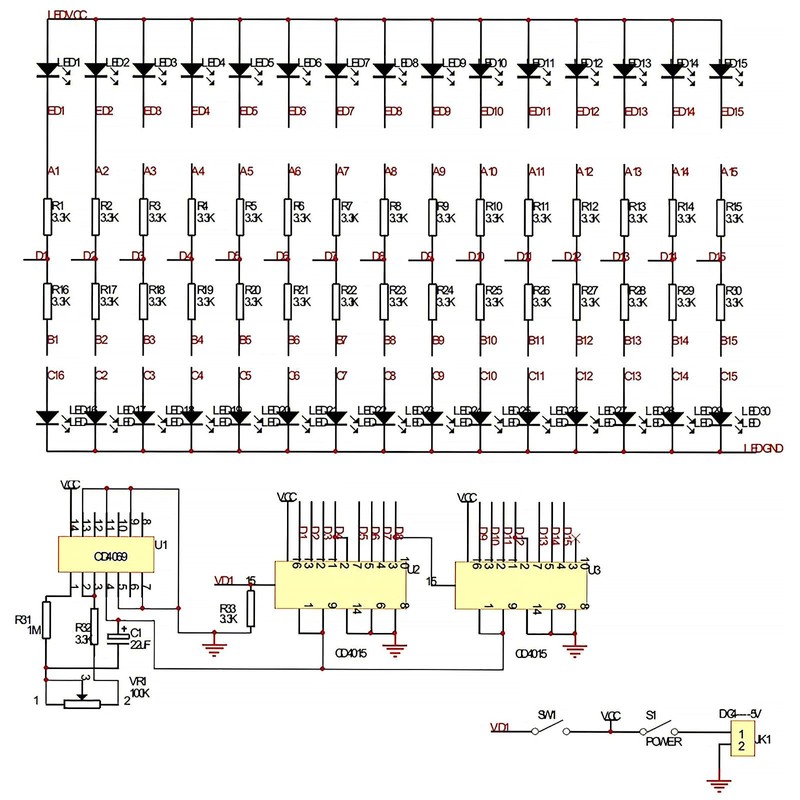 Podazz LED Electronic Hourglass DIY Soldering Practice Welding Board Kit