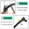 MOCNT 16mm Cable Tidy Sleeves Cable Organizer Sleeving Flexible Spiral