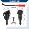 Hihaha Windshield Washer Nozzles Kit for Ram 1500 2011-2017 /