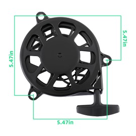 TIMEPAL 28400-Z9L-014 Recoil Starter Compatible with Honda GCV170 GCV200 HRN216 HRX217K6 Replaces 28400-​Z9L-​004,​ 28400-​Z9L-​014,​ 28400-​Z9V-​004 with Spark Plug and Fuel Filter