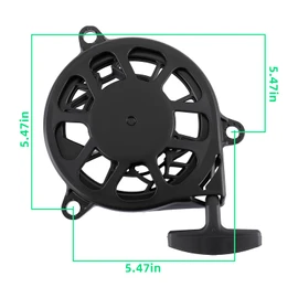 TIMEPAL 28400-Z9L-014 Recoil Starter Compatible with Honda GCV170 GCV200 HRN216 HRX217K6 Replaces 28400-​Z9L-​004,​ 28400-​Z9L-​014,​ 28400-​Z9V-​004 with Spark Plug and Fuel Filter
