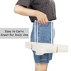HAKDAY Hanger Stacker Holder Stand, White Plastic Hangers Rack Storage